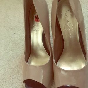 Jessica Simpson designer shoes in good condition.